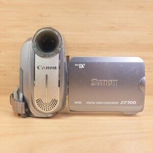 Canon ZR500 MiniDV Camcorder / 25x Optical Zoom / Tested & Working / Japan Made